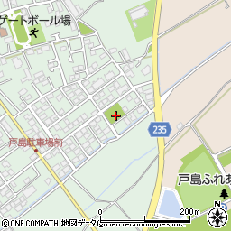 戸島南台公園周辺の地図
