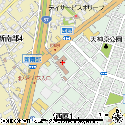 熊本河川国道事務所周辺の地図