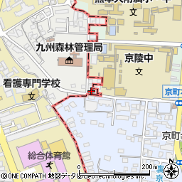 熊本県熊本市西区京町本丁1周辺の地図