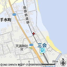 古賀ふとん店本店・工場周辺の地図