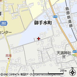 長崎県島原市御手水町2350周辺の地図