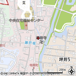 セブンイレブン熊本壺川１丁目店周辺の地図