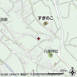 長崎県雲仙市愛野町甲458周辺の地図
