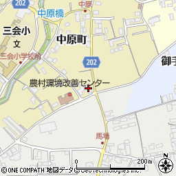 ＪＡ島原雲仙　島原支店三会経済店舗周辺の地図