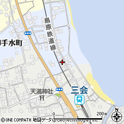長崎県島原市御手水町2252周辺の地図