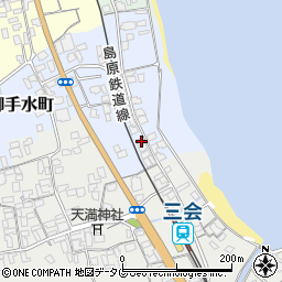 長崎県島原市御手水町2252-3周辺の地図