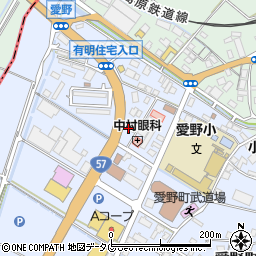 オフィスメーション株式会社　県央・島原ＦＳセンター周辺の地図