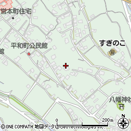 長崎県雲仙市愛野町甲443周辺の地図