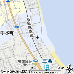 長崎県島原市御手水町2256周辺の地図