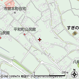 長崎県雲仙市愛野町甲433周辺の地図