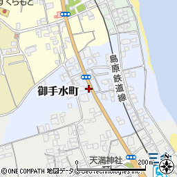 長崎県島原市御手水町2323周辺の地図