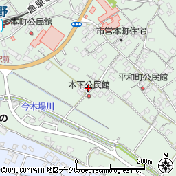 長崎県雲仙市愛野町甲3795周辺の地図