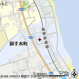 長崎県島原市御手水町2283周辺の地図