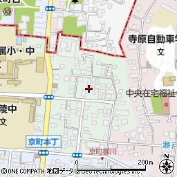 熊本県熊本市中央区京町本丁7-30周辺の地図