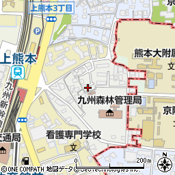 熊本県熊本市西区京町本丁4周辺の地図