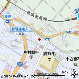 若杉精肉店周辺の地図