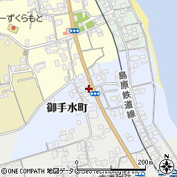 長崎県島原市御手水町2327周辺の地図