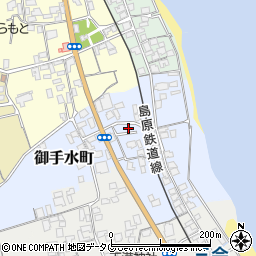 長崎県島原市御手水町2281周辺の地図