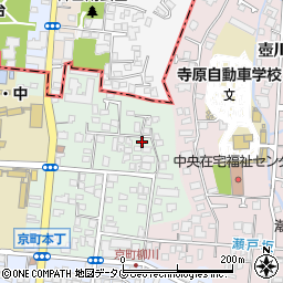 熊本県熊本市中央区京町本丁7-14周辺の地図