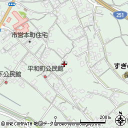 長崎県雲仙市愛野町甲427周辺の地図