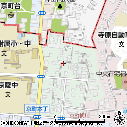 熊本県熊本市中央区京町本丁7-6周辺の地図