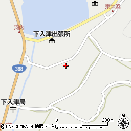 山崎・ひらめ養殖場周辺の地図