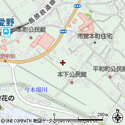 長崎県雲仙市愛野町甲3826-1周辺の地図