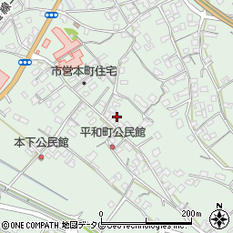 長崎県雲仙市愛野町甲407周辺の地図