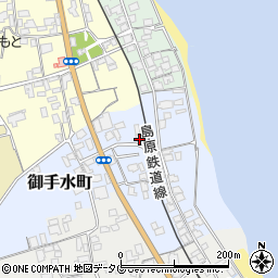 長崎県島原市御手水町2280-4周辺の地図