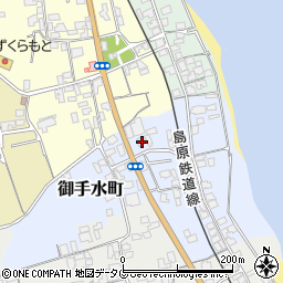 長崎県島原市御手水町2326周辺の地図