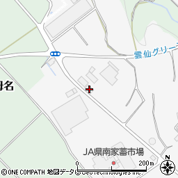 長崎県雲仙市吾妻町永中名1208-10周辺の地図