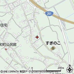 長崎県雲仙市愛野町甲504-2周辺の地図