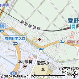 有限会社ワイエヌコンサル雲仙営業所周辺の地図