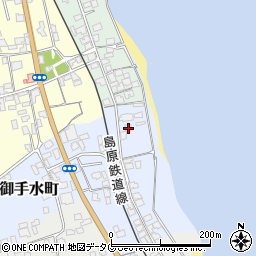 長崎県島原市御手水町2274-5周辺の地図