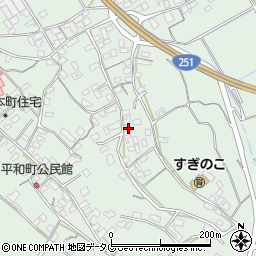 長崎県雲仙市愛野町甲501周辺の地図