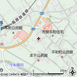 長崎県雲仙市愛野町甲384周辺の地図