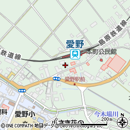 長崎県雲仙市愛野町甲3873-38周辺の地図