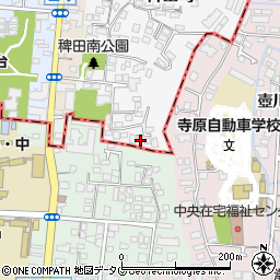 熊本県熊本市西区稗田町1-29周辺の地図