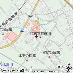 長崎県雲仙市愛野町甲393周辺の地図