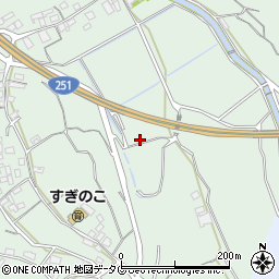 長崎県雲仙市愛野町甲周辺の地図