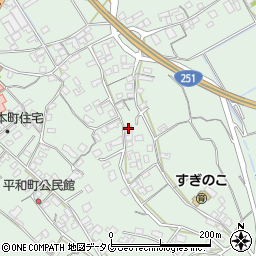 長崎県雲仙市愛野町甲498周辺の地図
