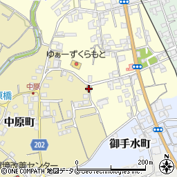 長崎県島原市中原町1822-2周辺の地図