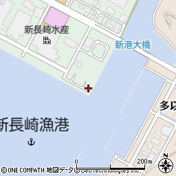 長崎県漁連長崎漁港長崎油槽所周辺の地図