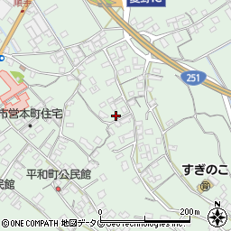長崎県雲仙市愛野町甲511周辺の地図