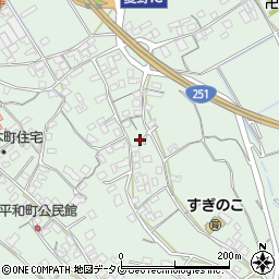 長崎県雲仙市愛野町甲509周辺の地図
