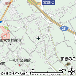 長崎県雲仙市愛野町甲512周辺の地図