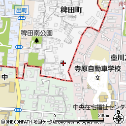 熊本県熊本市西区稗田町2-6周辺の地図