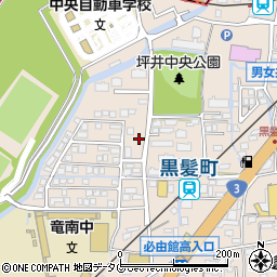 ホワイト急便　新坪井六丁目店周辺の地図