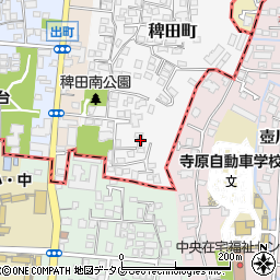熊本県熊本市西区稗田町2-18周辺の地図