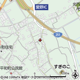 長崎県雲仙市愛野町甲520-1周辺の地図
